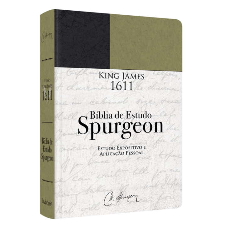 Bíblia de estudo Spurgeon – King James 1611 (Verde)