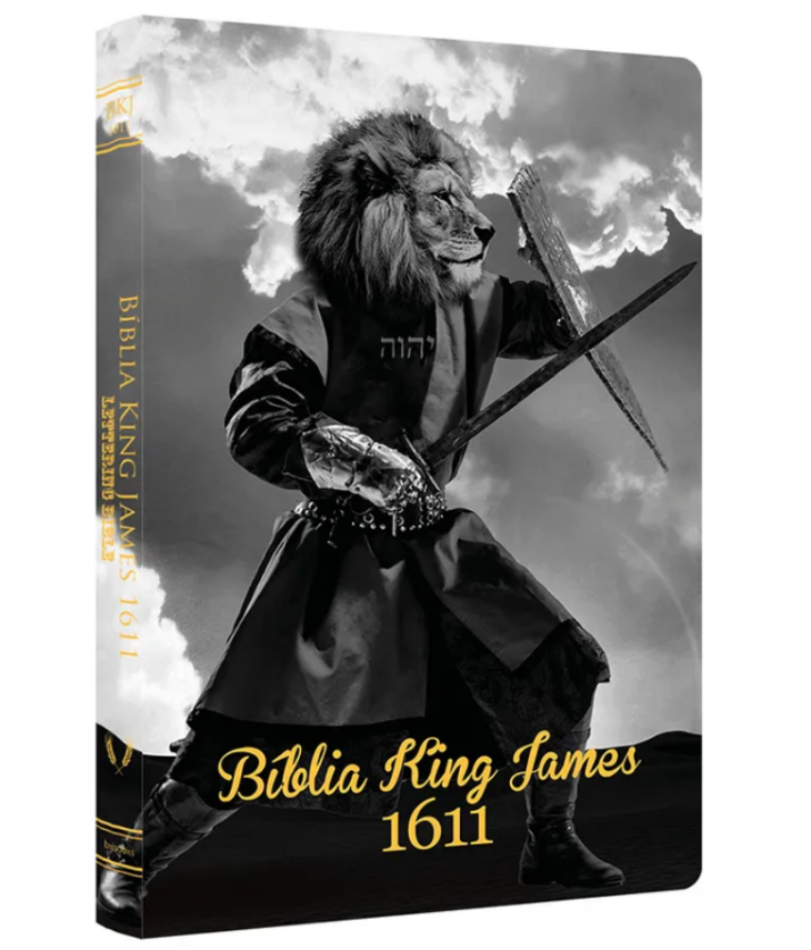 Bíblia King James 1611 Ultra fina – Leão Guerreiro