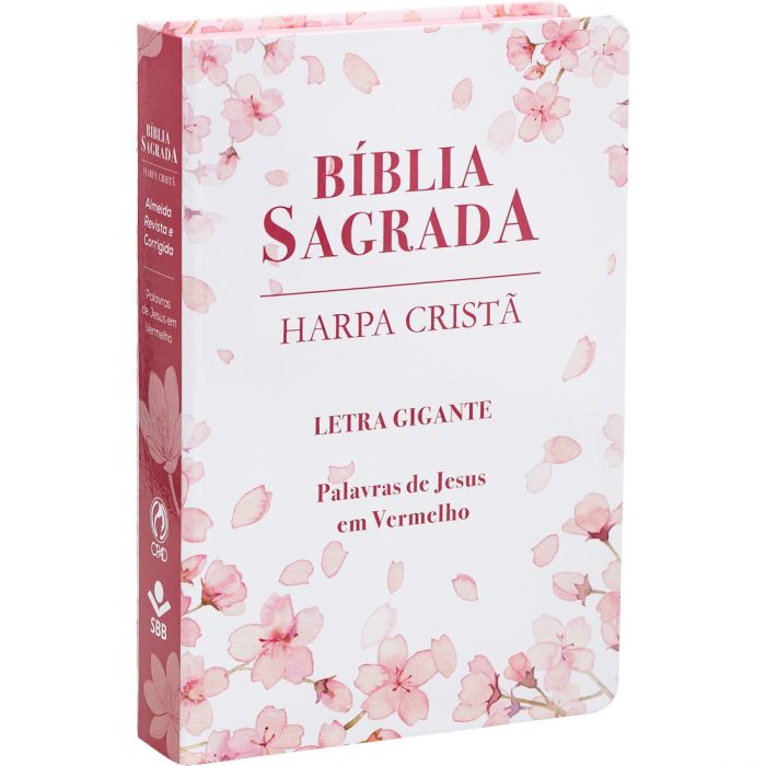 Bíblia Sagrada Cerejeira + Harpa Cristã