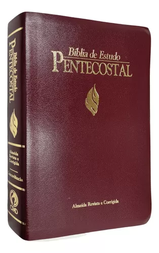 Bíblia de Estudo Pentecostal (Média) – Marrom